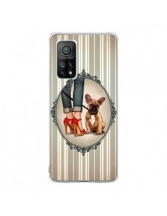 Coque Xiaomi Mi 10T / 10T Pro Lady Jambes Chien Dog -...