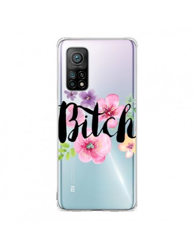 Coque Xiaomi Mi 10T / 10T Pro Bitch Flower Fleur Transparente - Maryline Cazenave