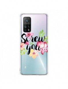 Coque Xiaomi Mi 10T / 10T Pro Screw you Flower Fleur...