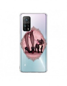 Coque Xiaomi Mi 10T / 10T Pro Lady Jambes Chien Bulldog...