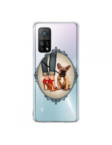 Coque Xiaomi Mi 10T / 10T Pro Lady Jambes Chien Bulldog Dog Transparente - Maryline Cazenave