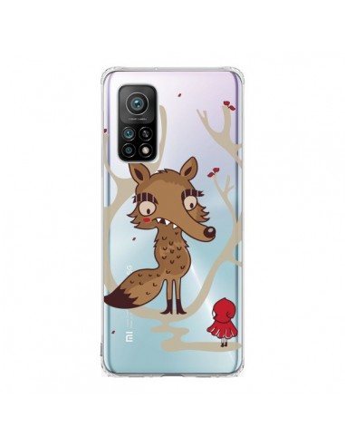 Coque Xiaomi Mi 10T / 10T Pro Le Petit Chaperon Rouge Loup Hello Big Wolf Transparente - Maria Jose Da Luz