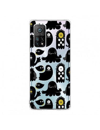 Coque Xiaomi Mi 10T / 10T Pro Monsters Monstres Pattern Transparente - Maria Jose Da Luz