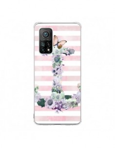 Coque Xiaomi Mi 10T / 10T Pro Ancre Rose Fleurs Navire -...