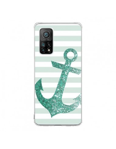 Coque Xiaomi Mi 10T / 10T Pro Ancre Vert Navire - Monica Martinez