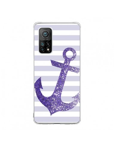 Coque Xiaomi Mi 10T / 10T Pro Ancre Violet Navire - Monica Martinez