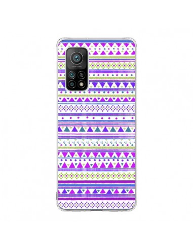 Coque Xiaomi Mi 10T / 10T Pro Bandana Violet Azteque - Monica Martinez