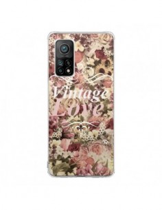Coque Xiaomi Mi 10T / 10T Pro Vintage Love Flower -...