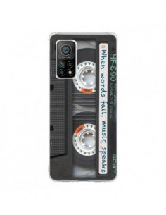Coque Xiaomi Mi 10T / 10T Pro Cassette Words K7 -...