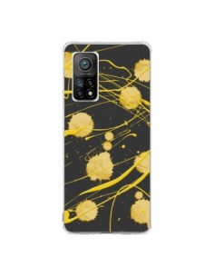Coque Xiaomi Mi 10T / 10T Pro Gold Splash Peinture Art -...