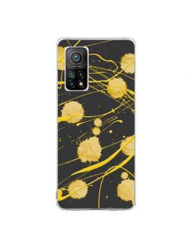 Coque Xiaomi Mi 10T / 10T Pro Gold Splash Peinture Art - Maximilian San