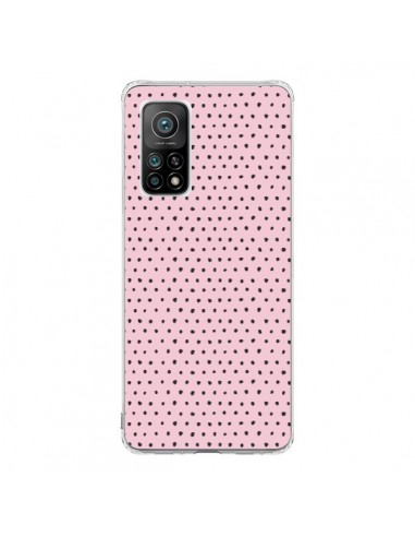 Coque Xiaomi Mi 10T / 10T Pro Artsy Dots Pink - Ninola Design