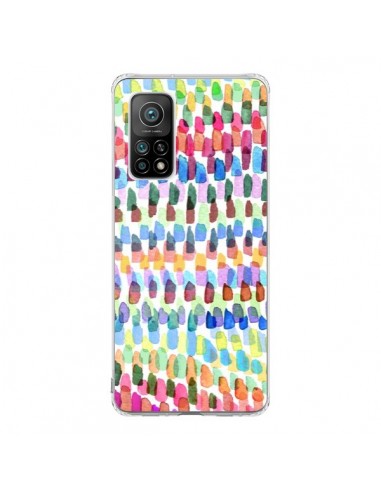 Coque Xiaomi Mi 10T / 10T Pro Artsy Strokes Stripes Colorful - Ninola Design