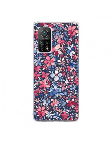 Coque Xiaomi Mi 10T / 10T Pro Colorful Little Flowers Navy - Ninola Design