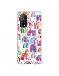 Coque Xiaomi Mi 10T / 10T Pro Cute Watercolor Rainbows -...