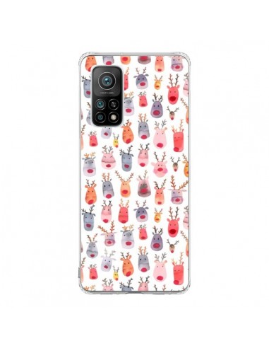 Coque Xiaomi Mi 10T / 10T Pro Cute Winter Reindeers - Ninola Design