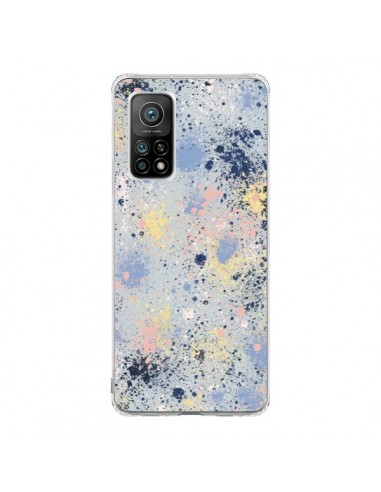 Coque Xiaomi Mi 10T / 10T Pro Gradient Watercolor Lines Blue - Ninola Design