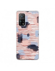 Coque Xiaomi Mi 10T / 10T Pro Watercolor Stains Stripes...