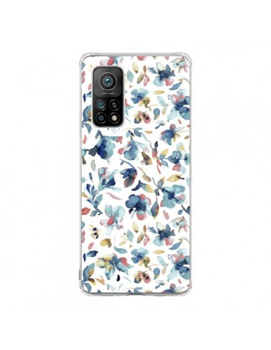 Coque Xiaomi Mi 10T / 10T Pro Watery Hibiscus Blue - Ninola Design