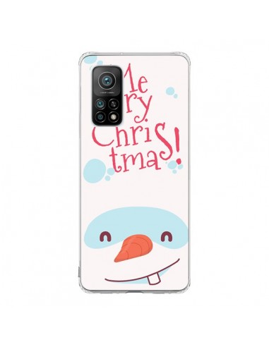 Coque Xiaomi Mi 10T / 10T Pro Bonhomme de Neige Merry Christmas Noël - Nico