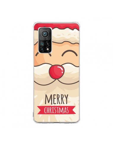 Coque Xiaomi Mi 10T / 10T Pro Moustache du Père Noël Merry Christmas - Nico