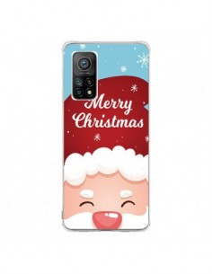 Coque Xiaomi Mi 10T / 10T Pro Bonnet du Père Noël Merry...