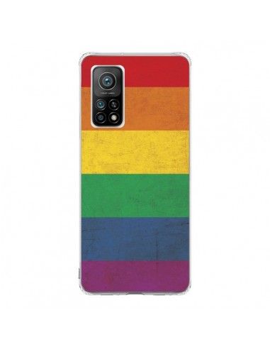 Coque Xiaomi Mi 10T / 10T Pro Drapeau Arc En Ciel Gay - Nico