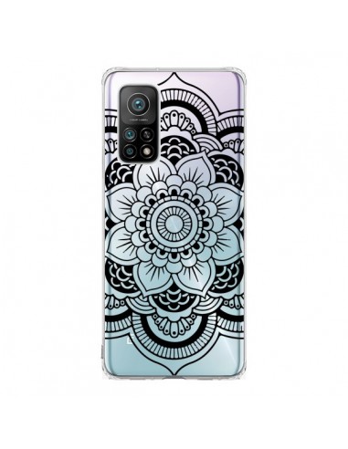 Coque Xiaomi Mi 10T / 10T Pro Mandala Noir Azteque Transparente - Nico