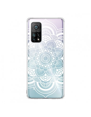 Coque Xiaomi Mi 10T / 10T Pro Mandala Blanc Azteque Transparente - Nico