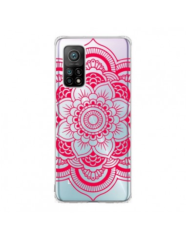 Coque Xiaomi Mi 10T / 10T Pro Mandala Rose Fushia Azteque Transparente - Nico