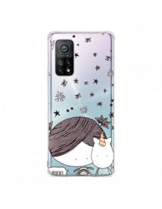 Coque Xiaomi Mi 10T / 10T Pro Petite Fille et Licorne I...