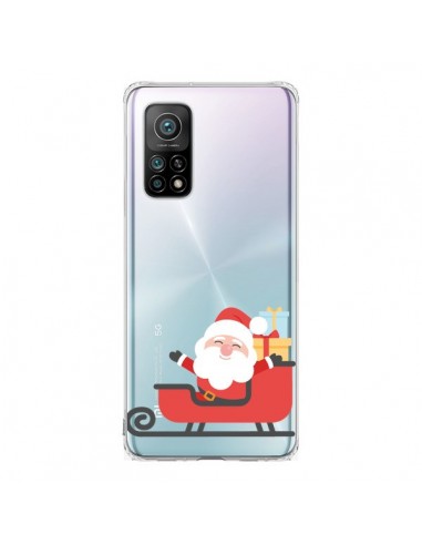 Coque Xiaomi Mi 10T / 10T Pro Père Noël et son Traineau transparente - Nico