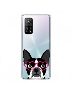 Coque Xiaomi Mi 10T / 10T Pro Boston Terrier Lunettes...