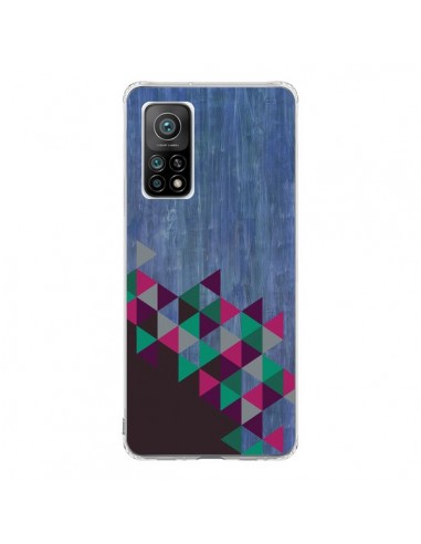 Coque Xiaomi Mi 10T / 10T Pro Wood Bois Azteque Triangles Archiwoo - Pura Vida