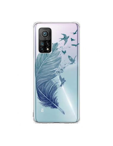 Coque Xiaomi Mi 10T / 10T Pro Plume Feather Fly Away Transparente - Rachel Caldwell