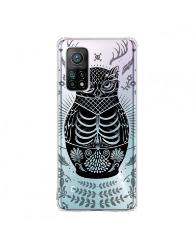 Coque Xiaomi Mi 10T / 10T Pro Owl Chouette Hibou Squelette Transparente - Rachel Caldwell