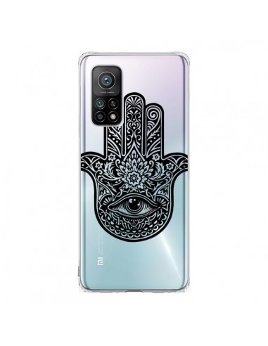 Coque Xiaomi Mi 10T / 10T Pro Hamsa Cinq Doigts Main Mauvais Oeil Transparente - Rachel Caldwell