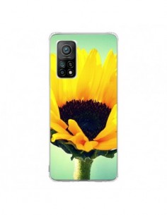 Coque Xiaomi Mi 10T / 10T Pro Tournesol Zoom Fleur - R...