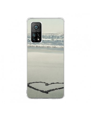 Coque Xiaomi Mi 10T / 10T Pro Coeoeur Plage Beach Mer Sea Love Sable Sand - R Delean