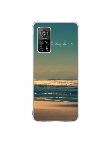 Coque Xiaomi Mi 10T / 10T Pro Be still my heart Mer Sable Beach Ocean - R Delean