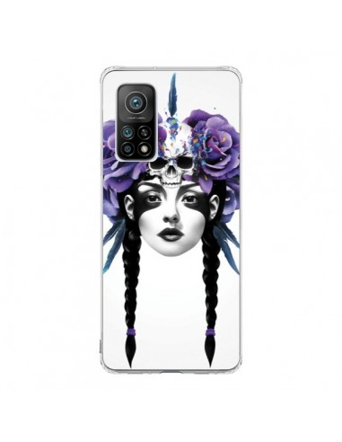 Coque Xiaomi Mi 10T / 10T Pro Fille Fleurs Warrior - Ruben Ireland