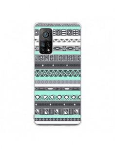 Coque Xiaomi Mi 10T / 10T Pro Azteque Aztec Bleu Pastel -...