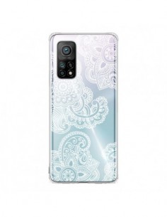 Coque Xiaomi Mi 10T / 10T Pro Lacey Paisley Mandala Blanc...