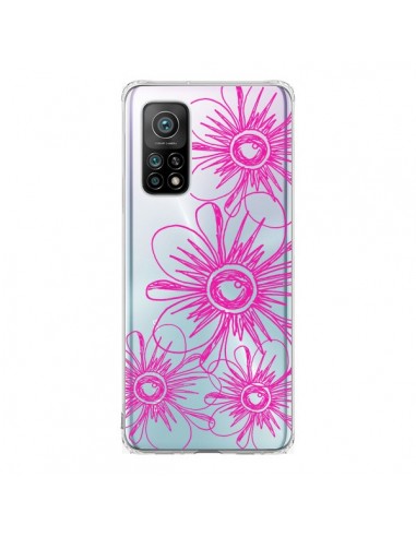 Coque Xiaomi Mi 10T / 10T Pro Spring Flower Fleurs Roses Transparente - Sylvia Cook