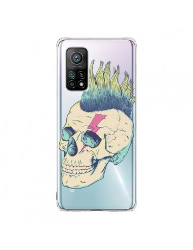 Coque Xiaomi Mi 10T / 10T Pro Tête de Mort Crane Punk Transparente - Victor Vercesi