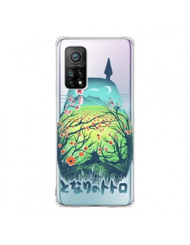 Coque Xiaomi Mi 10T / 10T Pro Totoro Manga Flower Transparente - Victor Vercesi