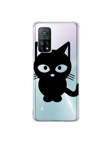 Coque Xiaomi Mi 10T / 10T Pro Chat Noir Cat Transparente - Yohan B.