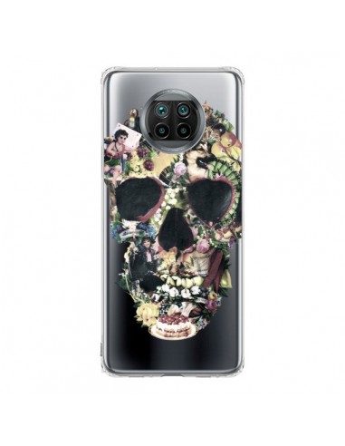 Coque Xiaomi Mi 10T Lite Skull Vintage Tête de Mort Transparente - Ali Gulec