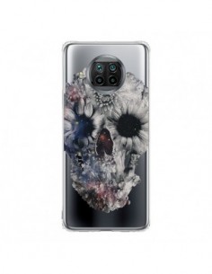Coque Xiaomi Mi 10T Lite Floral Skull Tête de Mort...