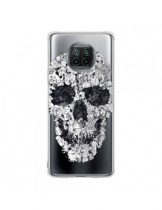 Coque Xiaomi Mi 10T Lite Doodle Skull Dessin Tête de Mort...